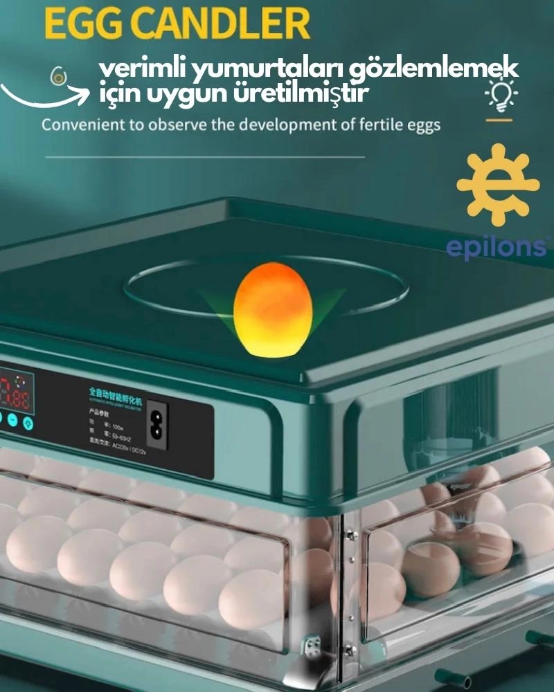 130 Yumurtalık Tam Otomatik Kuluçka Makinesi Extra Yedek Motorlu Akü Kablolu Silindir Viyollü Profesyonel ( Bayi Depom ) 130 Yumurtalık Tam Otomatik Kuluçka Makinesi Extra Yedek Motorlu Akü Kablolu Silindir Viyollü Profesyonel ( Bayi Depom )