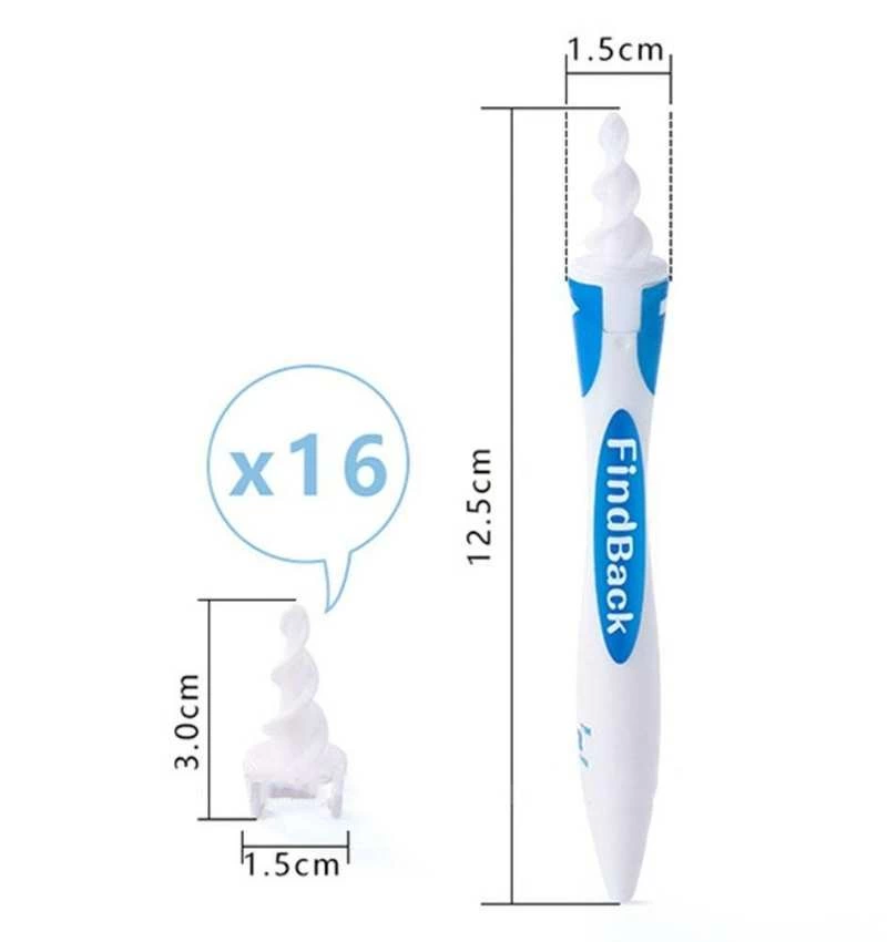 Find Back Pratik Kulak Temizleme Aparatı Silikon Kit Ear Claning ( Bayi Depom )