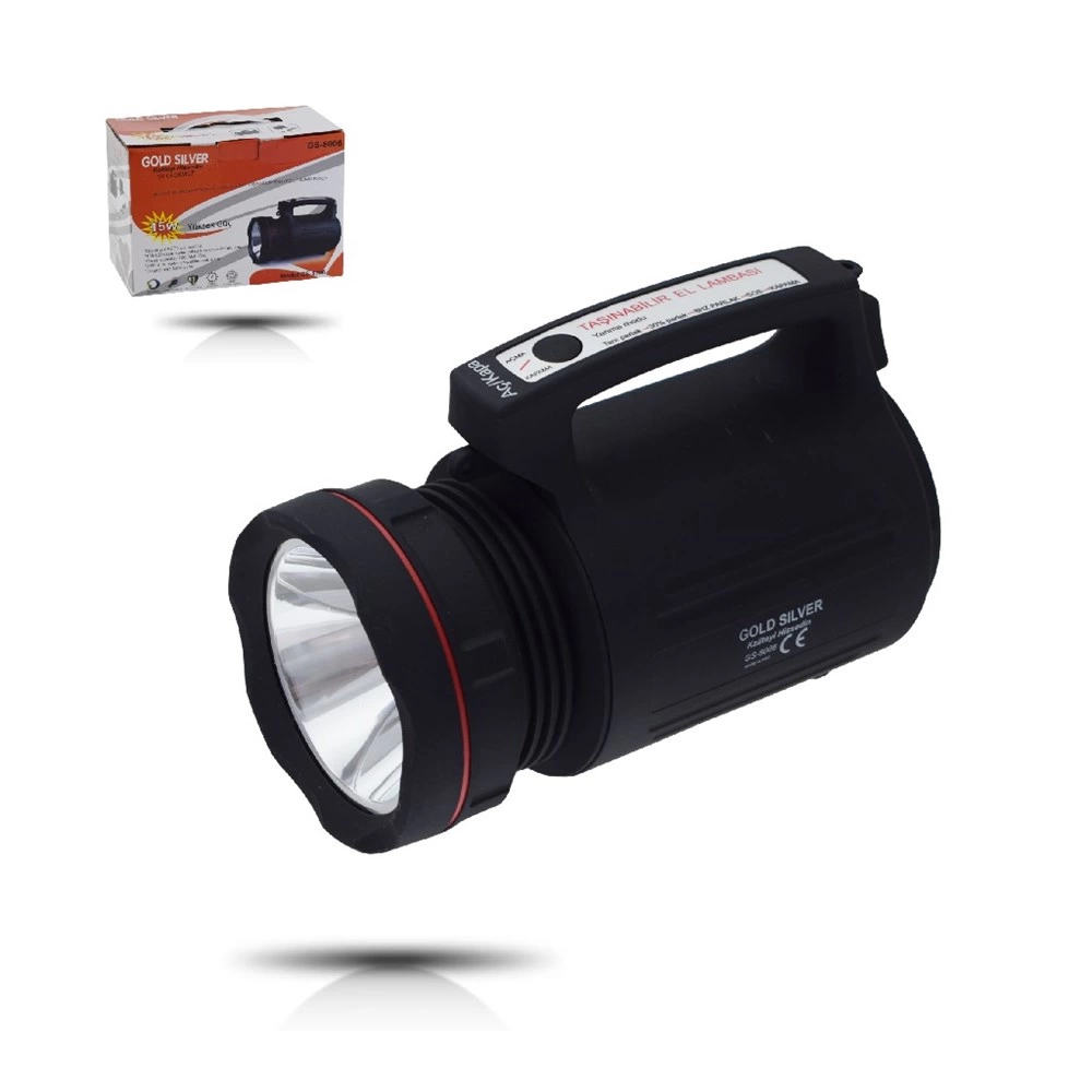 Gs-8006 Parlak Ledli Taşınabilir Şarj Edilebilir El Feneri 15w ( Bayi Depom ) Gs-8006 Parlak Ledli Taşınabilir Şarj Edilebilir El Feneri 15w ( Bayi Depom )