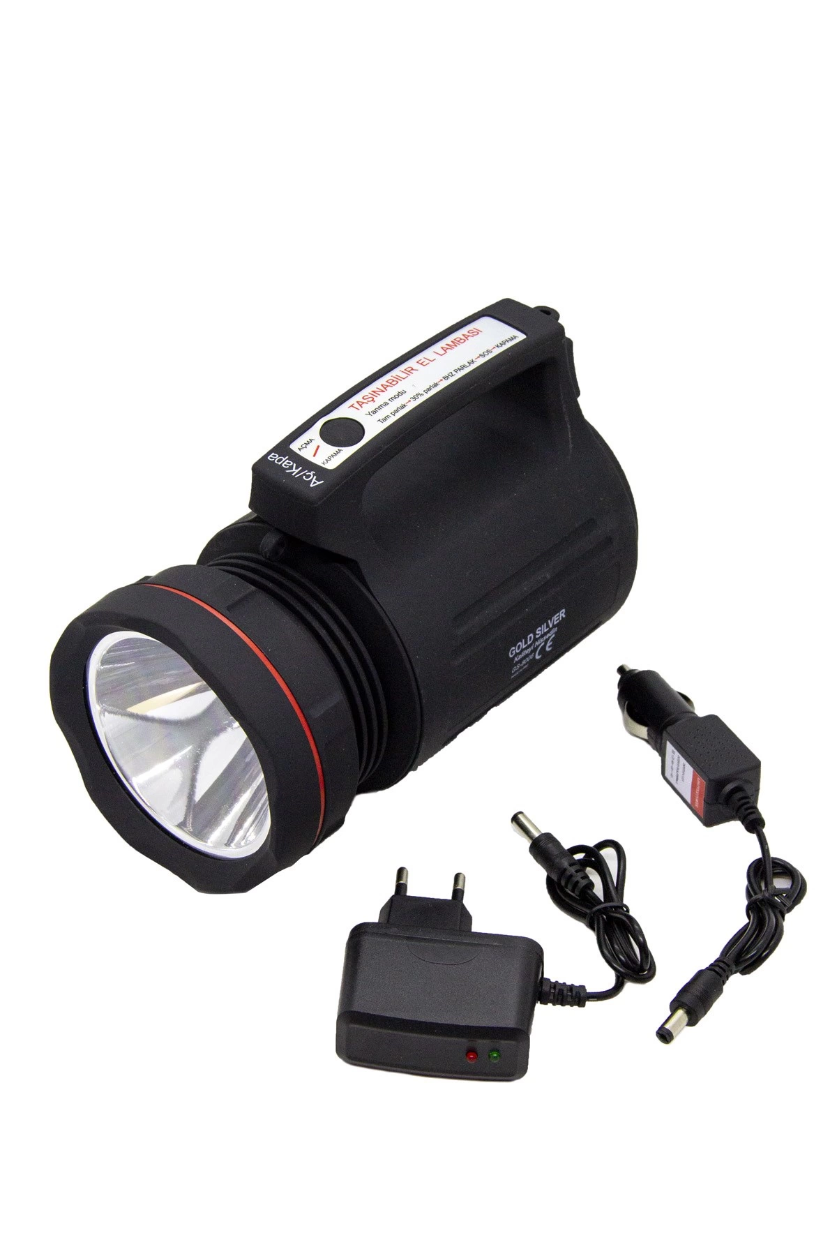 Gs-8006 Parlak Ledli Taşınabilir Şarj Edilebilir El Feneri 15w ( Bayi Depom ) Gs-8006 Parlak Ledli Taşınabilir Şarj Edilebilir El Feneri 15w ( Bayi Depom )