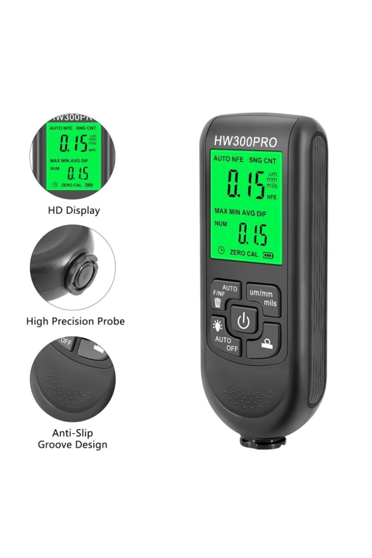 HW-300PRO Araba Boyası Film Otomatik Kalınlık Ölçer 0-2000UM Fe & NFe Kaplama Kalınlık Test Cihazı M ( Bayi Depom ) HW-300PRO Araba Boyası Film Otomatik Kalınlık Ölçer 0-2000UM Fe & NFe Kaplama Kalınlık Test Cihazı M ( Bayi Depom )