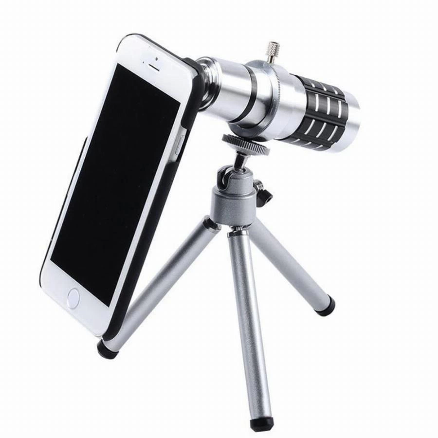 İphone5,5s,i̇phone4.4s Için Alüminyum 14x Optik Zoom Yakından Görüntü çekme Dürbün ( Bayi Depom )