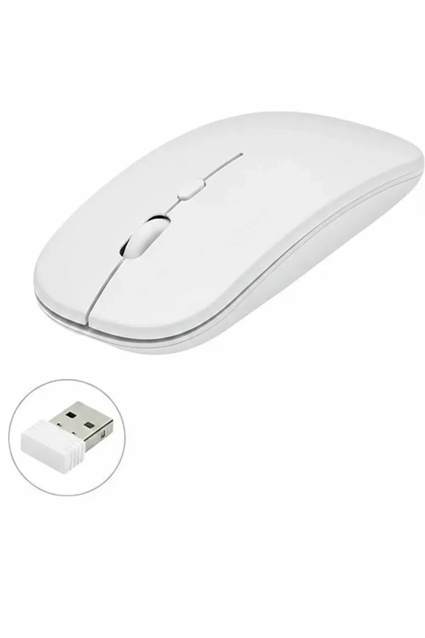 Kablosuz Mouse Fare Şarjlı Bluetooth Wireless Çift Modlu Sessiz ( Bayi Depom ) Kablosuz Mouse Fare Şarjlı Bluetooth Wireless Çift Modlu Sessiz ( Bayi Depom )