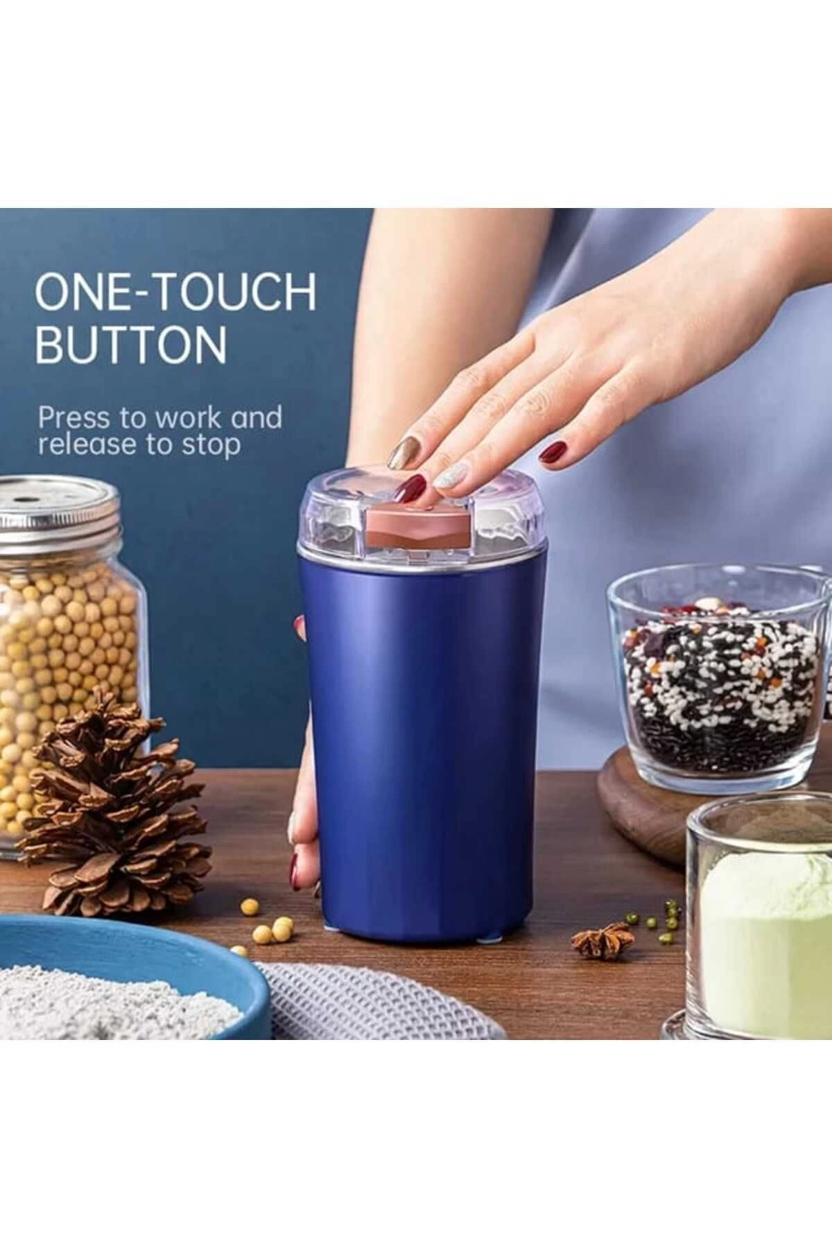Kahve ve Baharat Öğütücü Paslanmaz Çelik Kahve Değirmeni Yedek Bıçak Hediyeli ( Bayi Depom ) Kahve ve Baharat Öğütücü Paslanmaz Çelik Kahve Değirmeni Yedek Bıçak Hediyeli ( Bayi Depom )
