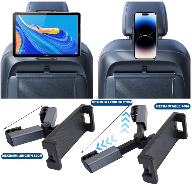 Pratik Koltuk Arkası Ayarlanabilir Tablet Telefon Tutucu ( Bayi Depom ) Pratik Koltuk Arkası Ayarlanabilir Tablet Telefon Tutucu ( Bayi Depom )