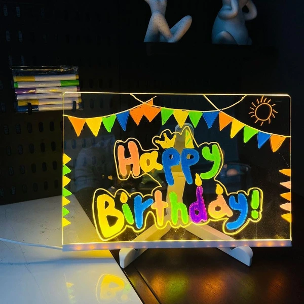 LED Aydınlatmalı Yazı ve Çizim Tahtası - Küçük Boy 20x20 cm ( Bayi Depom ) LED Aydınlatmalı Yazı ve Çizim Tahtası - Küçük Boy 20x20 cm ( Bayi Depom )