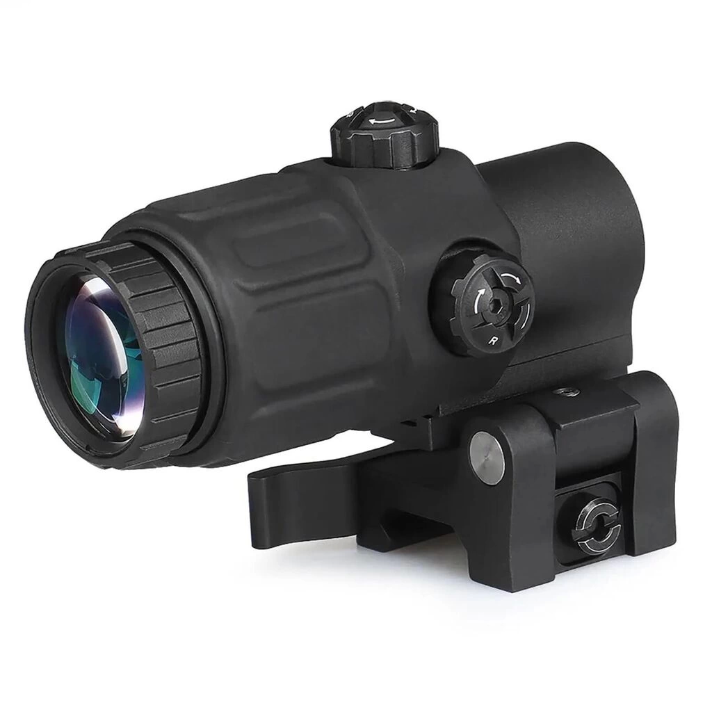 Magnifier 5x Yakınlaştırmalı Dürbün - 22mm Ray Uyumlu, Katlanır Yaylı Ayaklı ( Bayi Depom )