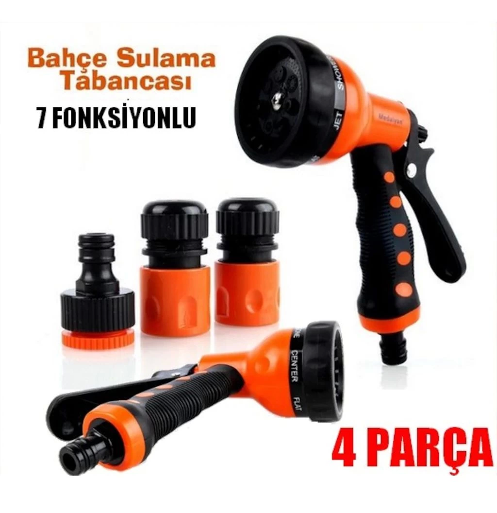 Medalyan Md-708 7 Fonksiyonlu Otomatik Bahçe Sulama Tabancası Set Fıskiye ( Bayi Depom ) Medalyan Md-708 7 Fonksiyonlu Otomatik Bahçe Sulama Tabancası Set Fıskiye ( Bayi Depom )