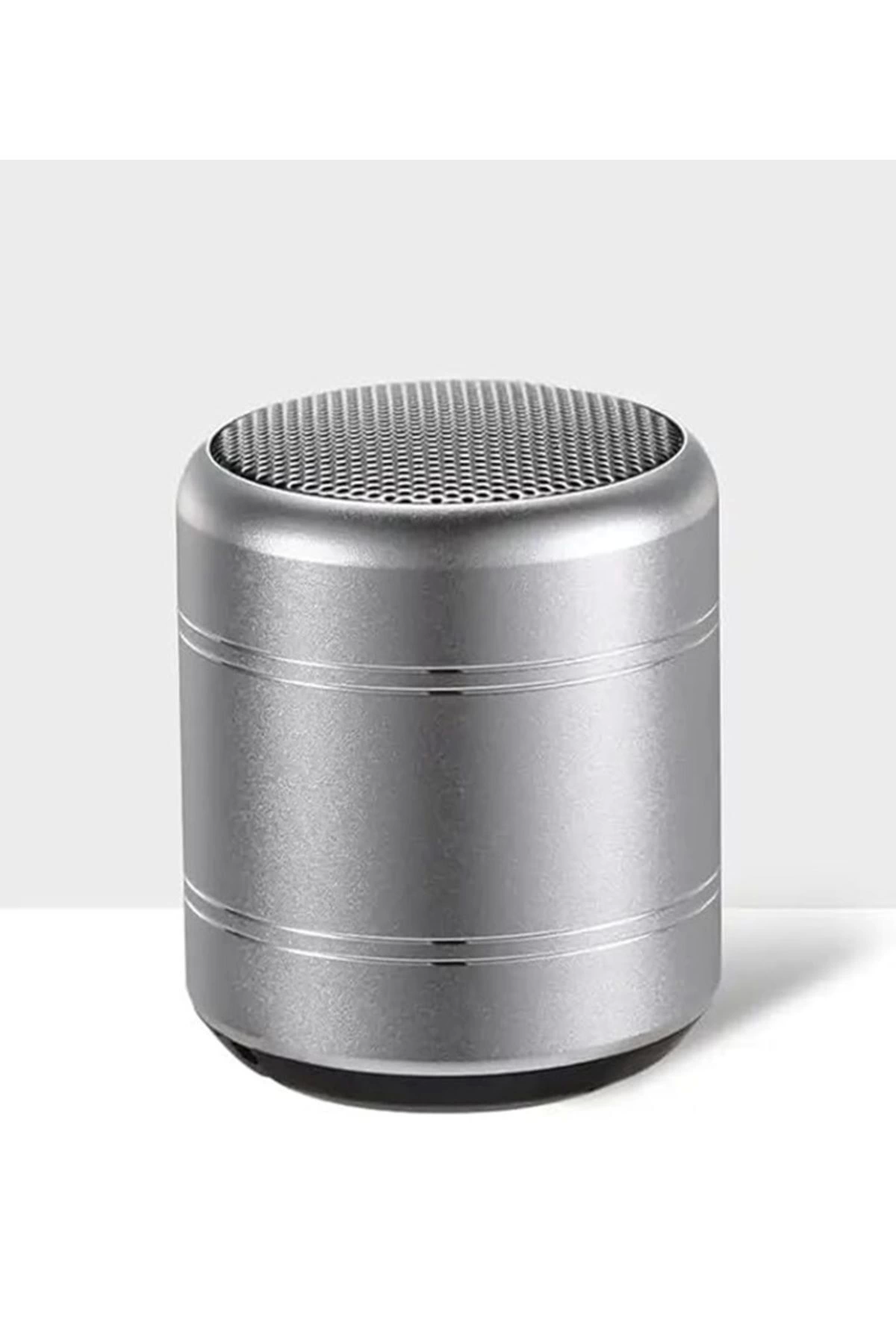 Mini Alüminyum TWS Kablosuz Bluetooth Hoparlör – Yuvarlak Metal Tasarım, Yüksek Bas ve Taşınabilir Özellikler ( Bayi Depom )
