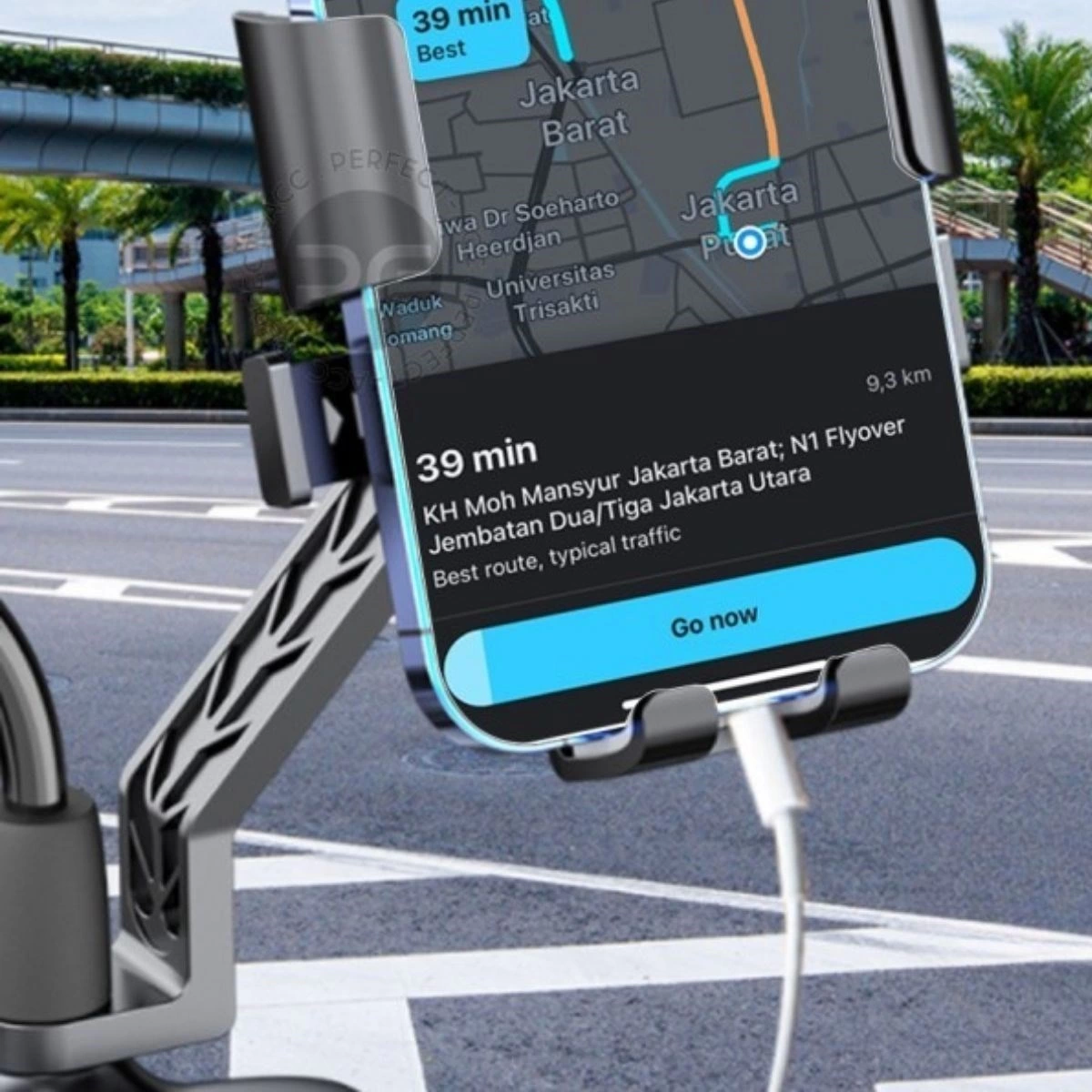 Motor,motosiklet,bisiklet ,scooter İçin 360 Derece Dönebilen Dikiz Aynası Versiyonu Telefon Tutucu Aparat ( Bayi Depom )