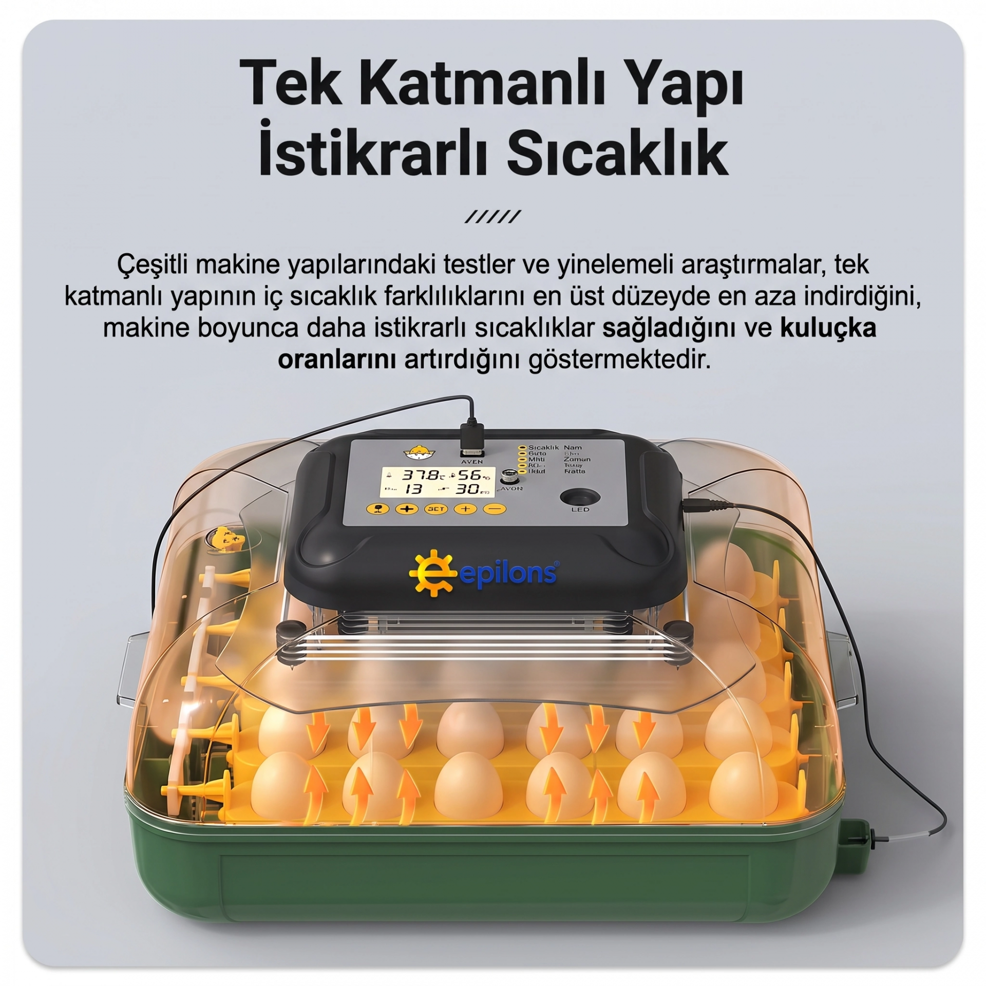 MY110 Yumurta Kapasiteli Tam Otomatik Kuluçka Makinesi Su Pompası ve Yedek Çevirme Motoru Hediyeli ( Bayi Depom ) MY110 Yumurta Kapasiteli Tam Otomatik Kuluçka Makinesi Su Pompası ve Yedek Çevirme Motoru Hediyeli ( Bayi Depom )