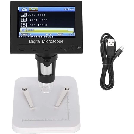 Nikula- 1000X 2.0MP USB dijital elektronik mikroskop 8 LCD ekran VGA büyüteç Dm4-s ( Bayi Depom )