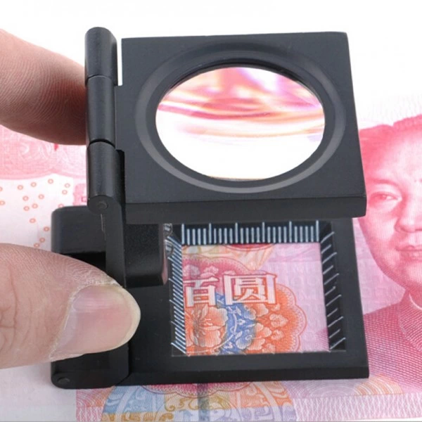 Nikula-25x25 Mm Full çelik Kaplı Katlamalı Büyüteç Th-9005b ( Bayi Depom )
