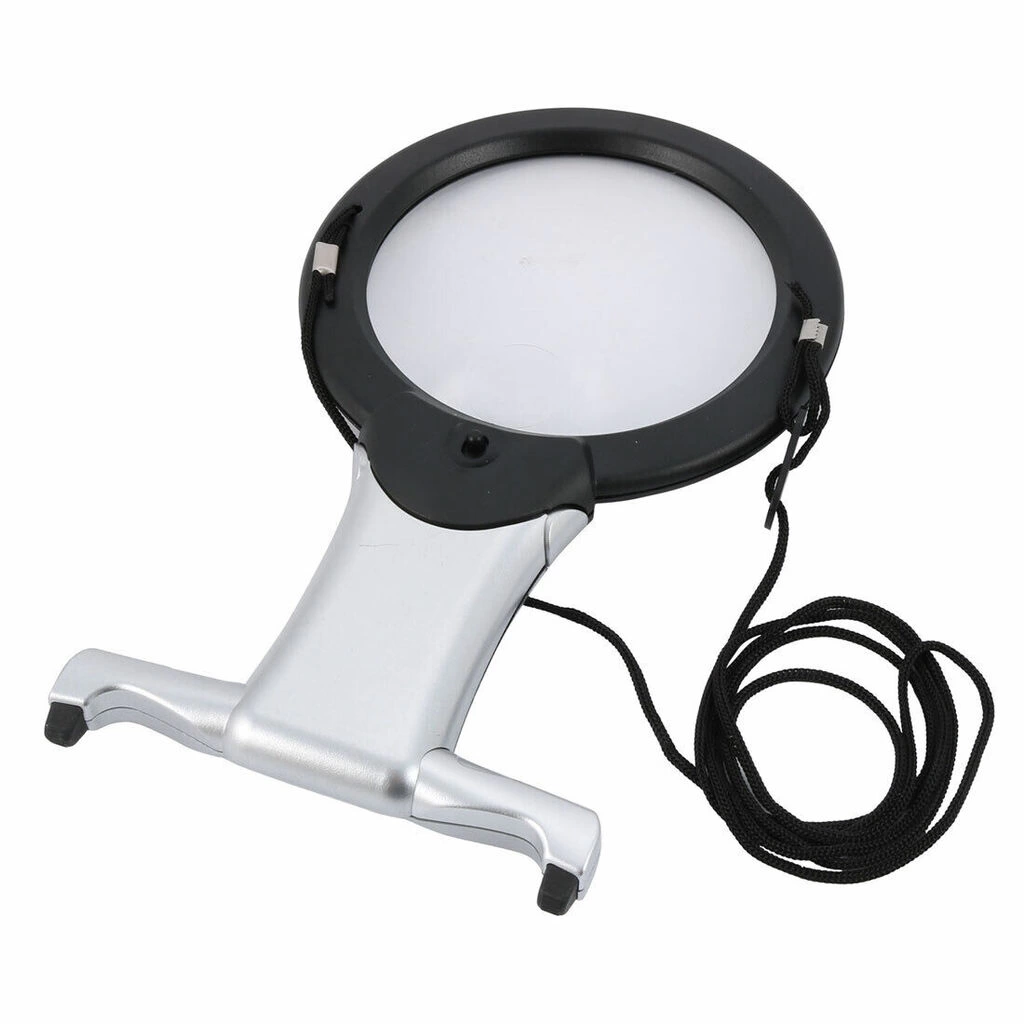Nikula- 2X 6X LED eller serbest,boyun asılı,dıkış,okuma için en uygun Büyüteç 11b-1 ( Bayi Depom )