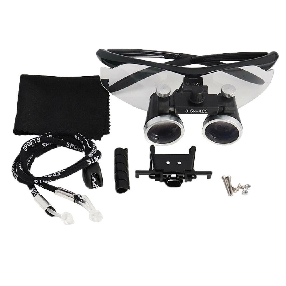 Nikula-3.5x-420mm  Diş Cerrahi Gözlük Lens Büyüteç,taşıma Çantalı ( Bayi Depom )