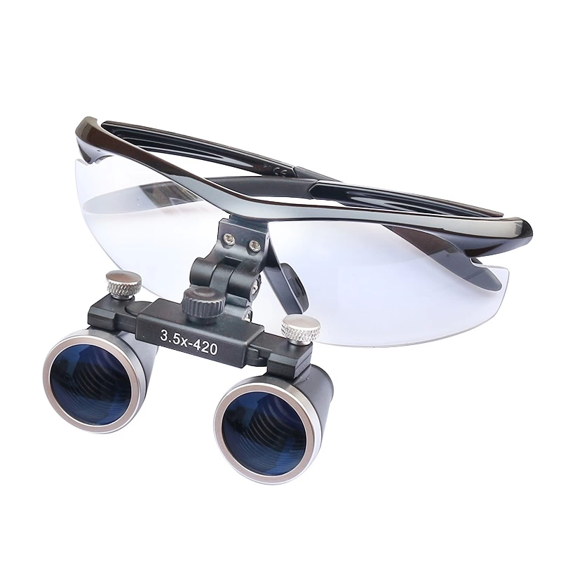 Nikula-3.5x-420mm  Diş Cerrahi Gözlük Lens Büyüteç,taşıma Çantalı ( Bayi Depom )