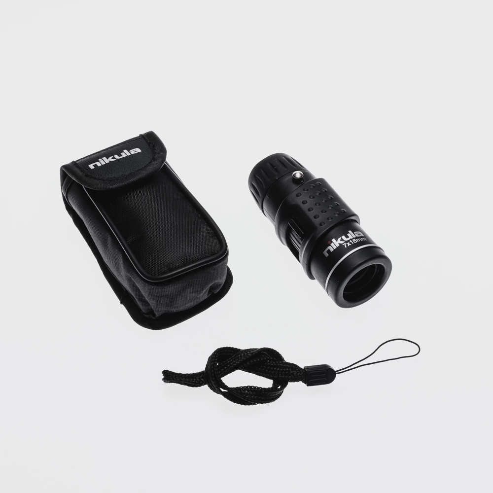 Nıkula 7x18  Avuç Içi  Kauçuk Kaplamalı Hd Optik, Cepte Taşınan Mini Monoküler Dürbün ( Bayi Depom )