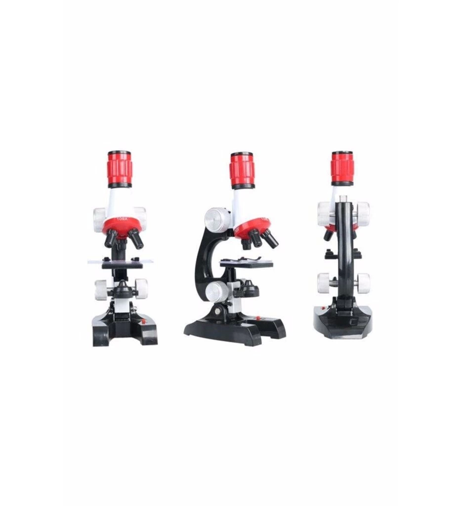 Eğitici Mikroskop Kiti Zoom Led Işıklı 100x 400x 1200x ST1200X ( Bayi Depom )