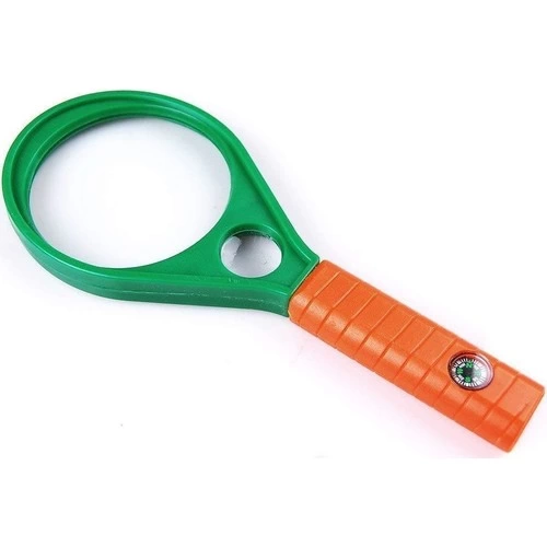 Nikula- Optik Cam El Büyüteç 65MM 6x 4x Pusulalı Çocuklar ve Yetişkinler MG89075 ( Bayi Depom )