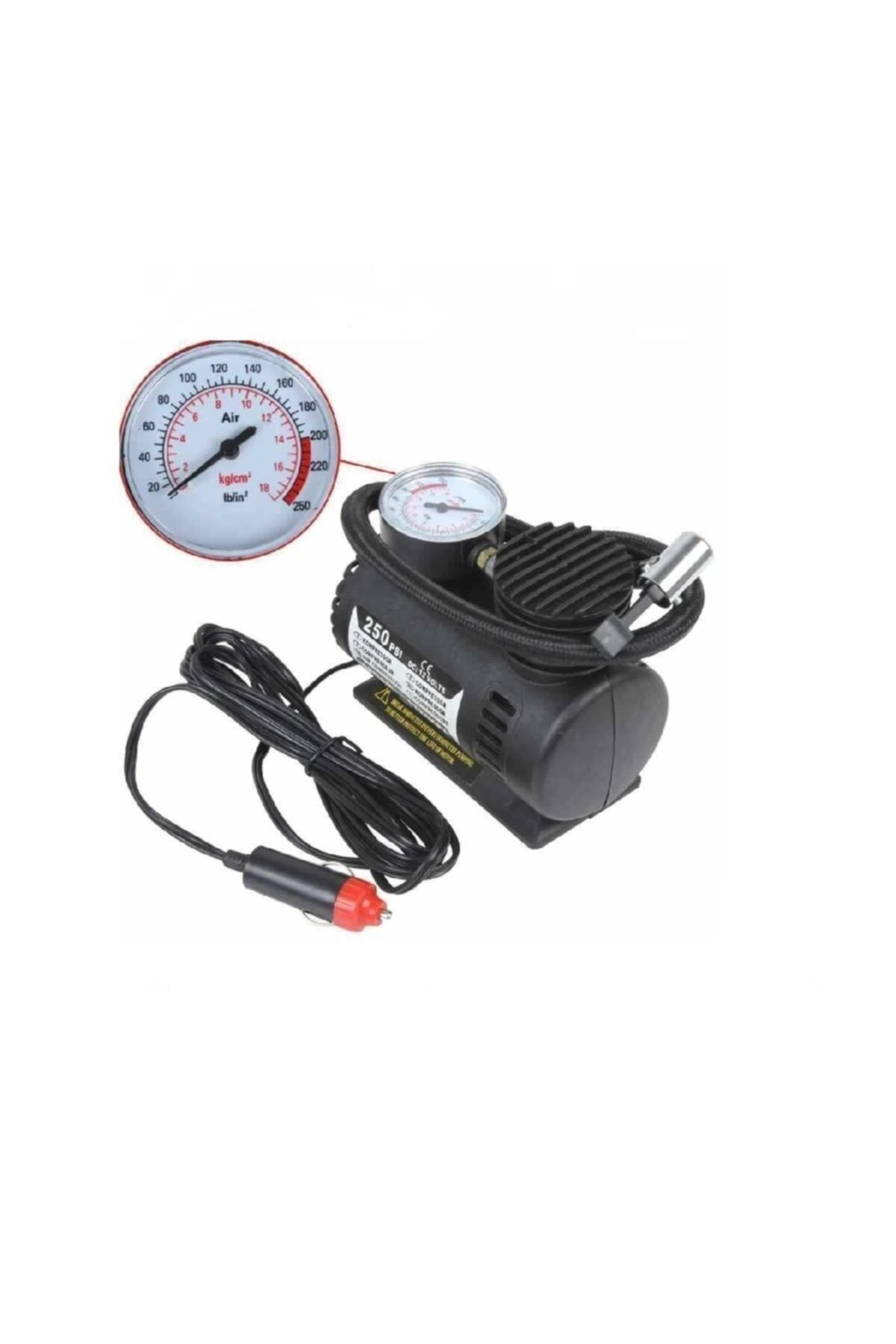 Oto Araç Mini Kompresör Hava Kompresörü 12 V 250 Psı Araba Hava Pompası Lastik Şişirici Taşınabilir ( Bayi Depom ) Oto Araç Mini Kompresör Hava Kompresörü 12 V 250 Psı Araba Hava Pompası Lastik Şişirici Taşınabilir ( Bayi Depom )