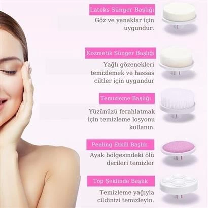Pilli Yüz Cilt Temizleme Cihazı Siyah Nokta Peeling Fırça Seti Vücut Yüz Bakımı Masaj Aleti ( Bayi Depom ) Pilli Yüz Cilt Temizleme Cihazı Siyah Nokta Peeling Fırça Seti Vücut Yüz Bakımı Masaj Aleti ( Bayi Depom )