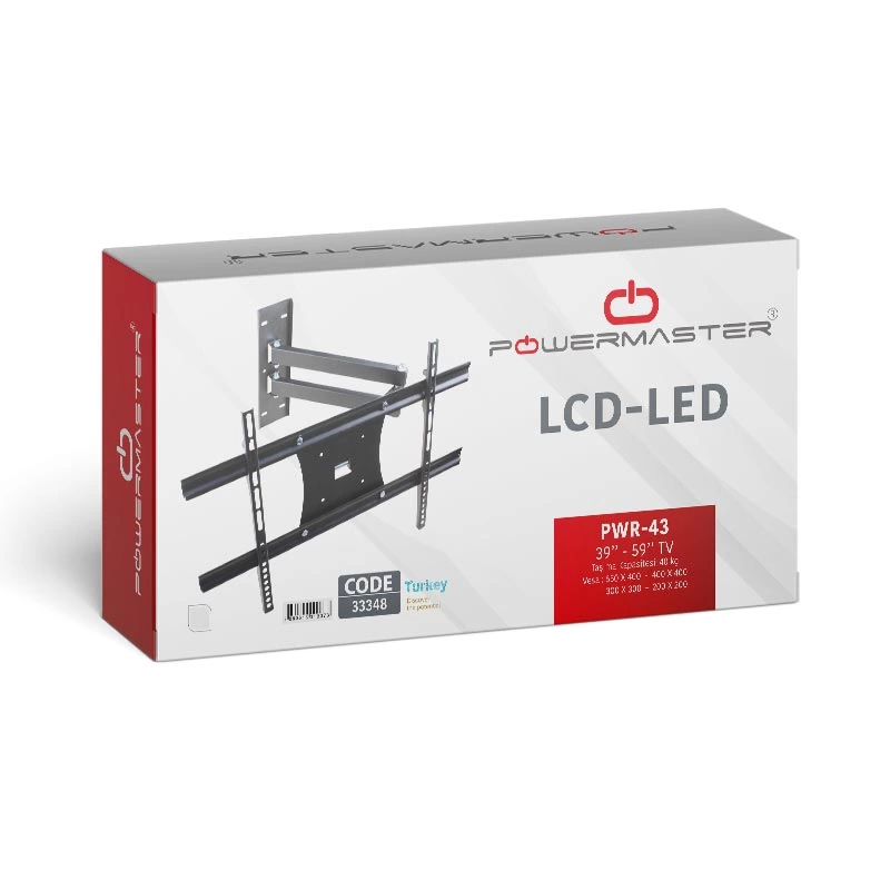 Pm-43 Led/lcd/plazma Kilitli Askı Aparatı Pwr-h43 ( Bayi Depom )