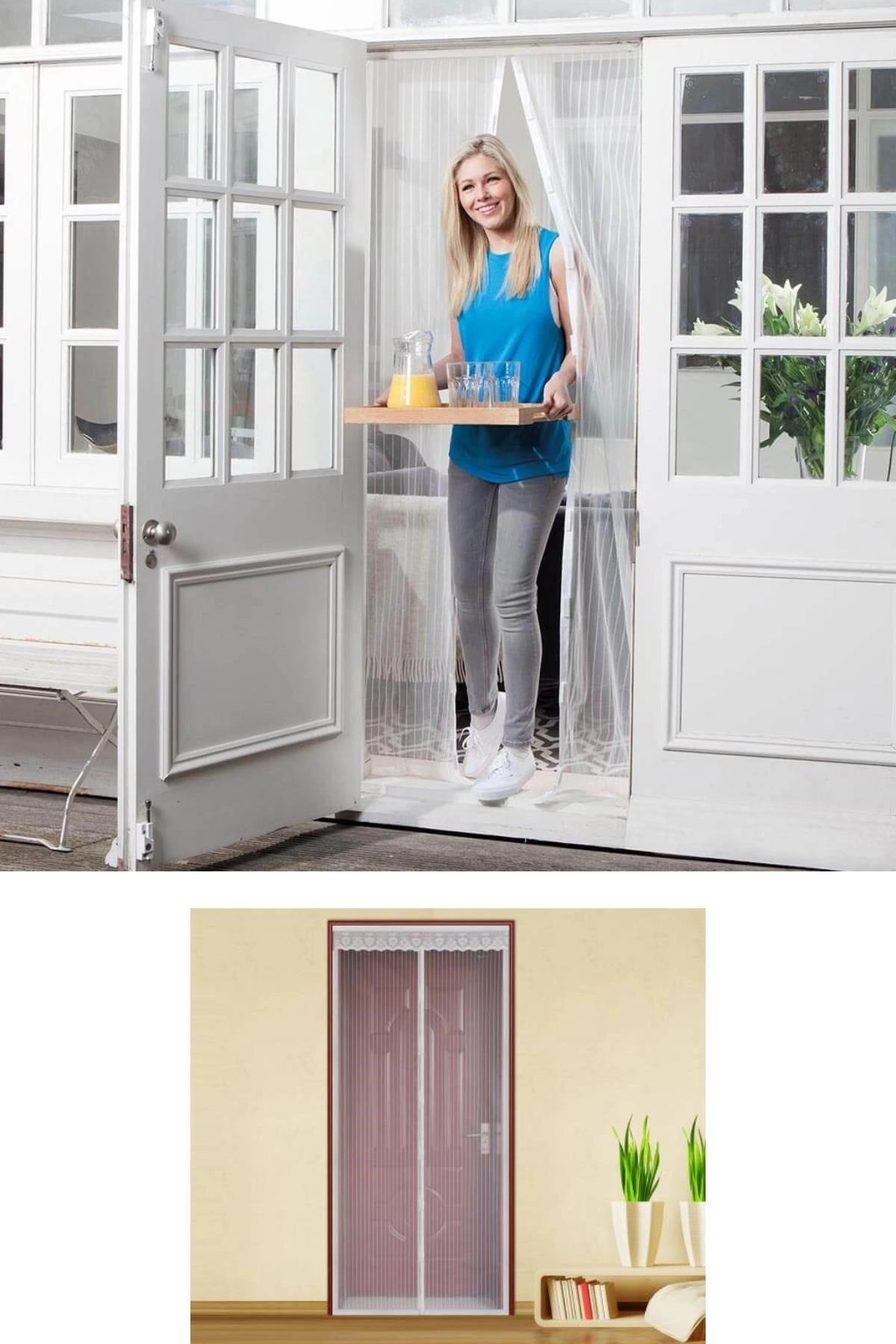 Pratik Manyetik Mıknatıslı Beyaz Kapı Pencere Sineklik Tülü 115 X 210 Cm ( Bayi Depom ) Pratik Manyetik Mıknatıslı Beyaz Kapı Pencere Sineklik Tülü 115 X 210 Cm ( Bayi Depom )