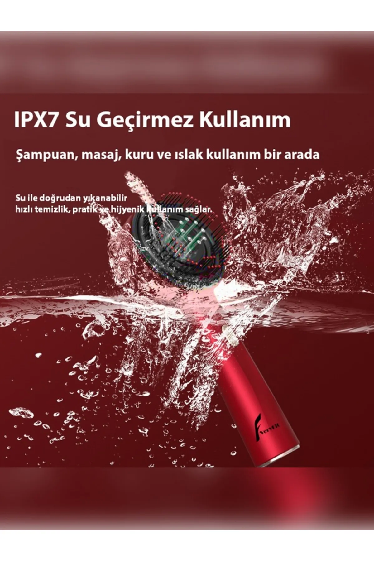 Şarjlı Ve Titreşimli Saç Masaj Tarağı Bakım Yağı Hazneli Fırça ( Bayi Depom ) Şarjlı Ve Titreşimli Saç Masaj Tarağı Bakım Yağı Hazneli Fırça ( Bayi Depom )