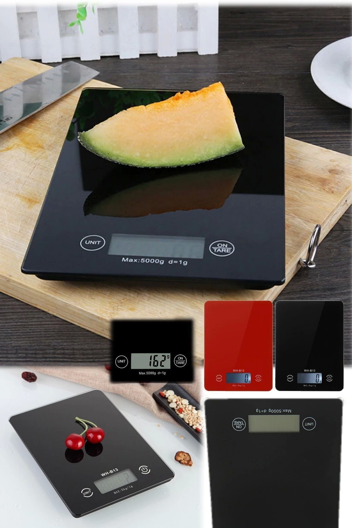 Dijital Mutfak Tartısı - 5 kg Kapasite, 1 Gram Hassasiyet, Şık Siyah Cam Tasarım ( Bayi Depom ) Dijital Mutfak Tartısı - 5 kg Kapasite, 1 Gram Hassasiyet, Şık Siyah Cam Tasarım ( Bayi Depom )