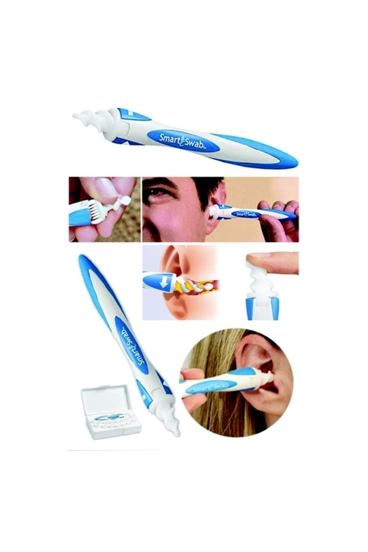 Smart Swab 16 Başlıklı Pratik Kulak Temizleme Aleti Aparatı Seti ( Bayi Depom ) Smart Swab 16 Başlıklı Pratik Kulak Temizleme Aleti Aparatı Seti ( Bayi Depom )