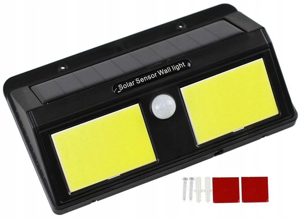 Solar Güneş Enerjili Sensörlü 96 Cob Led Aplik Duvar Tipi Led Lamba ( Bayi Depom )