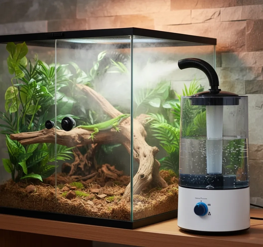 Sürüngen Teraryumu Nemlendirici Sis Makinesi - Ultrasonik Otomatik Buhar Üretici | Bukalemun, İguana, Gecko İçin ( Bayi Depom ) Sürüngen Teraryumu Nemlendirici Sis Makinesi - Ultrasonik Otomatik Buhar Üretici | Bukalemun, İguana, Gecko İçin ( Bayi Depom )