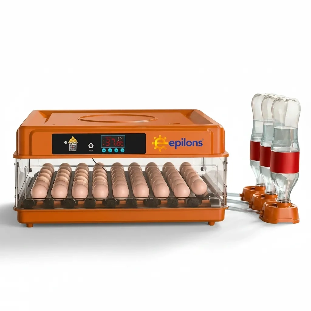 Tam Otomatik Kuluçka Makinesi 130 Yumurta Kapasiteli | Akıllı Isı ve Nem Kontrolü | Otomatik Yumurta Çevirme | Otomatik Su Sistemi | Ayarlanabilir Viyol ( Bayi Depom )