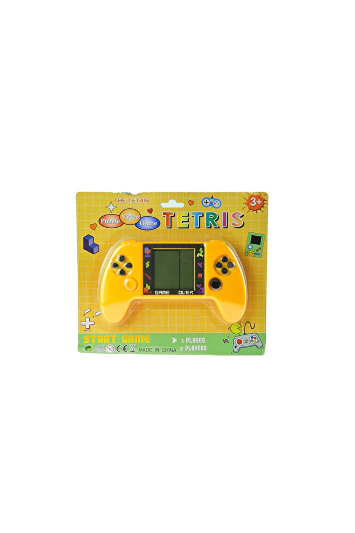 Taşınabilir Tetris Oyun Konsolu Renkli Retro Oyun Aleti Çocuklar İçin Eğlenceli Mini Konsol ( Bayi Depom )
