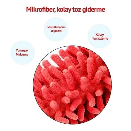Teleskopik Mikrofiber Pratik Uzayabilen Toz Alma Fırçası Aparatı ( Bayi Depom ) Teleskopik Mikrofiber Pratik Uzayabilen Toz Alma Fırçası Aparatı ( Bayi Depom )