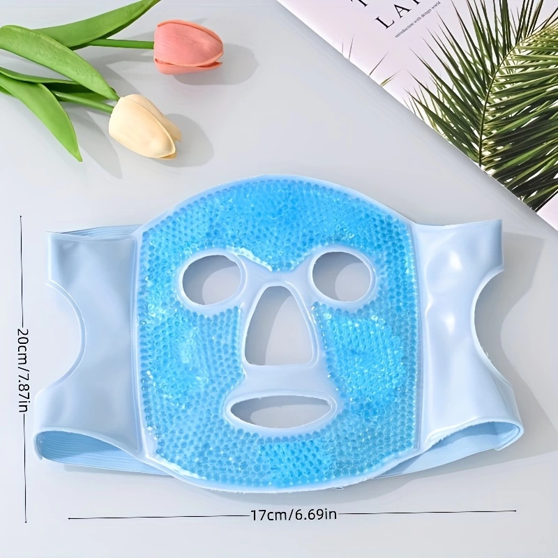 Terapi Jel Yüz Maskesi Soğuk Ve Sıcak Boncuklu Ayarlanabilir Maske (Mavi) ( Bayi Depom ) Terapi Jel Yüz Maskesi Soğuk Ve Sıcak Boncuklu Ayarlanabilir Maske (Mavi) ( Bayi Depom )