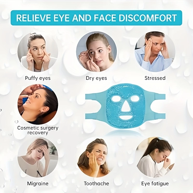 Terapi Jel Yüz Maskesi Soğuk Ve Sıcak Boncuklu Ayarlanabilir Maske (Mavi) ( Bayi Depom ) Terapi Jel Yüz Maskesi Soğuk Ve Sıcak Boncuklu Ayarlanabilir Maske (Mavi) ( Bayi Depom )
