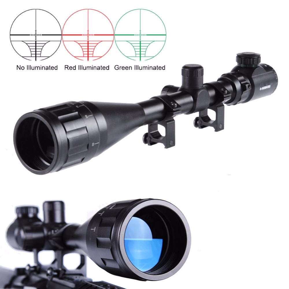 4-16x50 Aoeg Zoomlu  Dürbünü çift Işıklı Kırmızı,yeşil Kaynaklı Avcılık Dürbün ( Bayi Depom )