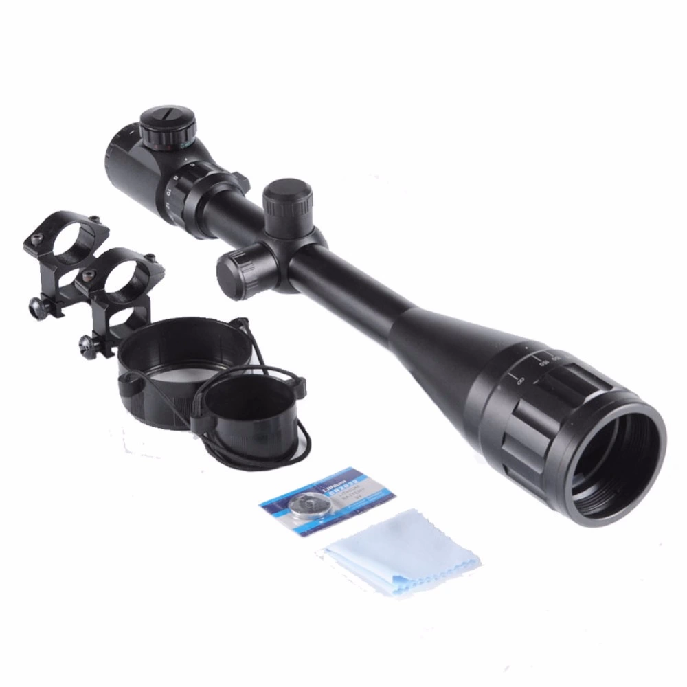 6-24x50 Aoe  Dürbünü çift Işık Kırmızı,yeşil Kaynaklı Zoomlu ( Bayi Depom )