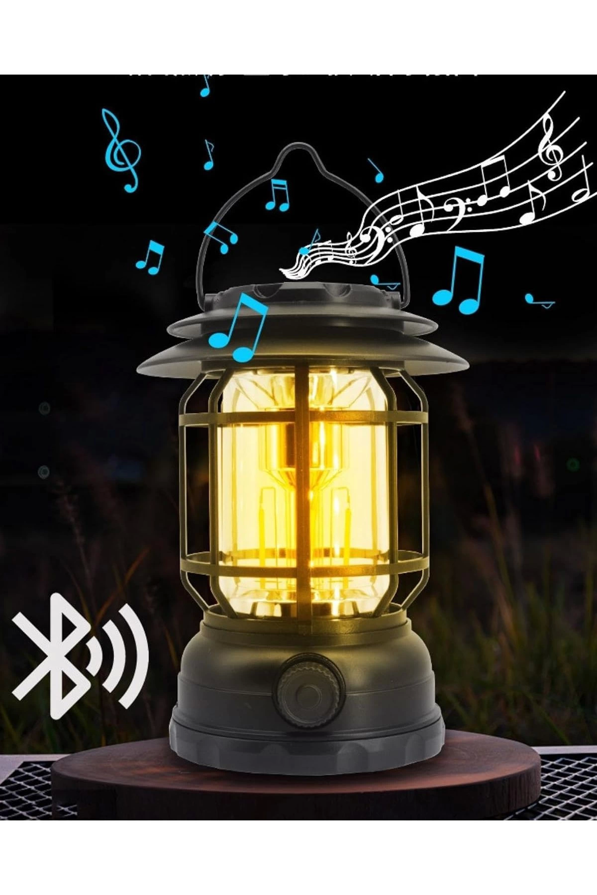 USB Şarjlı LED Kamp Lambası - Bluetooth Müzik Çalar, El Feneri ve Cep Telefonu Şarj Cihazı ( Bayi Depom ) USB Şarjlı LED Kamp Lambası - Bluetooth Müzik Çalar, El Feneri ve Cep Telefonu Şarj Cihazı ( Bayi Depom )