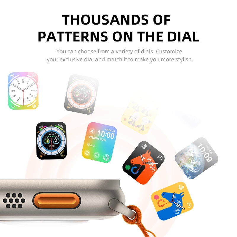 Watch 8 Hw8 Ultra Adventure 2.02inc Siri Nfc Bluetooth Arama Ios Android Uyumlu Akıllı Saat ( Bayi Depom )