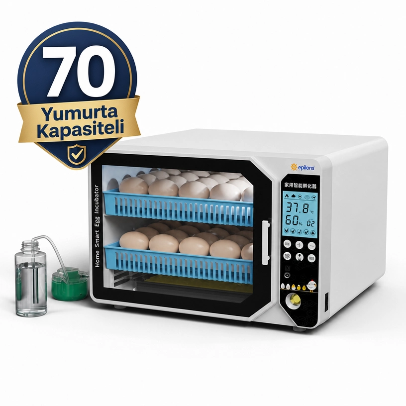 WM-70 Tam Otomatik Akıllı Kuluçka Makinesi + Hediye Yedek Motor ve Suluk Paketi ( Bayi Depom ) WM-70 Tam Otomatik Akıllı Kuluçka Makinesi + Hediye Yedek Motor ve Suluk Paketi ( Bayi Depom )