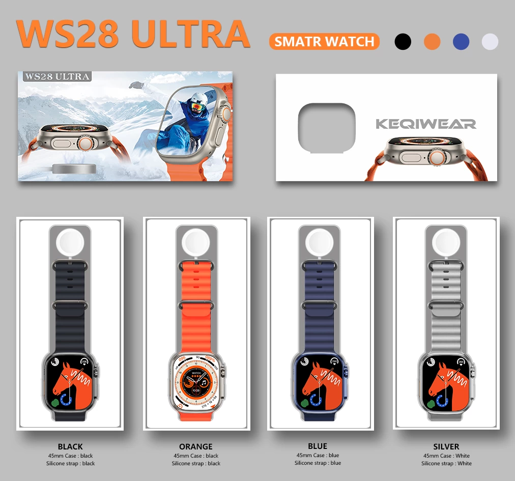 Ws28 Ultra Akıllı Saat | 49mm Geniş Ekran | Konuşma Özellikli | Su Geçirmez Akıllı Saat ( Bayi Depom )