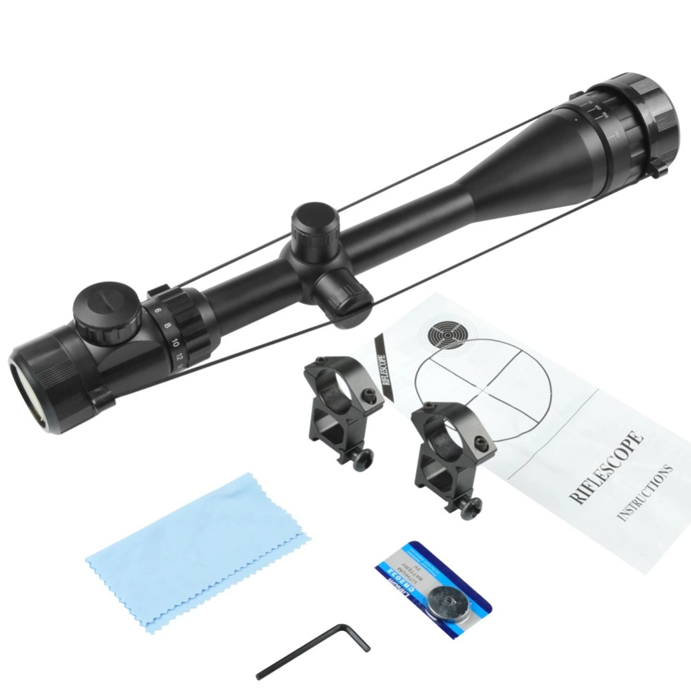 Yüksek Kaliteli 6-24x50 Aoeg  Dürbünü çift Işık Kırmızı Yeşil Kaynaklı Zoomlu (b) ( Bayi Depom )