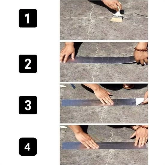 5 li Su Geçirmez Çatlak Bandı 10cm 5m Yüksek Sıcaklık Dayanıklı Çatı Boru Duvar Onarım Çamur Bant ( Bayi Depom )