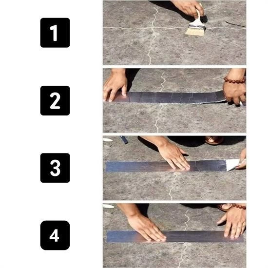 Yüksek Sıcaklık Dayanan Su Geçirmez Çatı Boru Duvar Çatlak Yapışkan Bant Folyo 5 Mt X 10 Cm ( Bayi Depom )