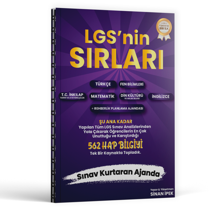 8.SINIF LGS NİN SIRLARI SİNAN İPEK - 2026-27 8.SINIF LGS NİN SIRLARI SİNAN İPEK - 2026-27