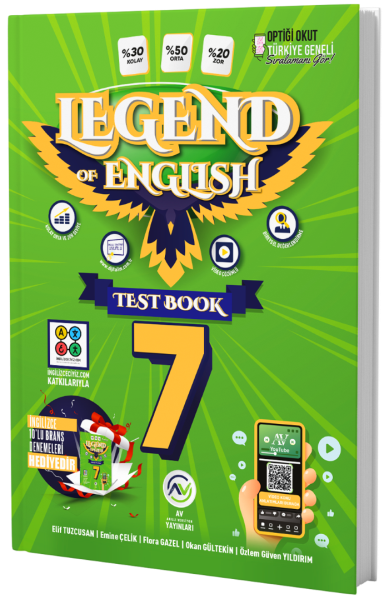 AV 7.SINIF LEGEND OF ENGLİSH SERİ TESTBOOK - 26-27 AV 7.SINIF LEGEND OF ENGLİSH SERİ TESTBOOK - 26-27