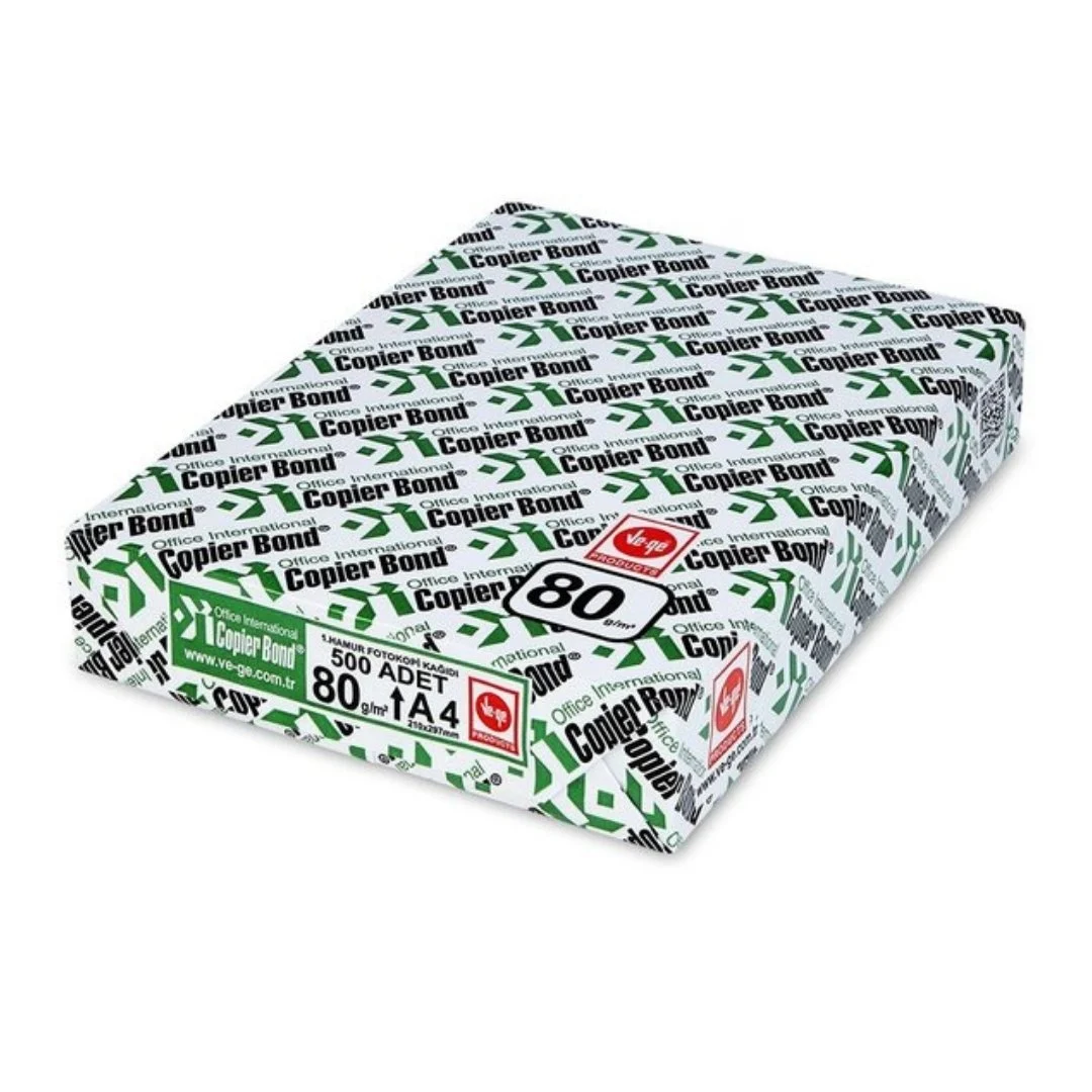 Copier Bond A4 80 Gr Fotokopi Kağıdı 500"lü 1 Paket Copier Bond A4 80 Gr Fotokopi Kağıdı 500"lü 1 Paket