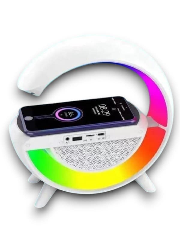 Google Dijital Kablosuz Şarj Özellikli Bluetooth Hoparlör Gece Lambası - Bayi Depom Google Dijital Kablosuz Şarj Özellikli Bluetooth Hoparlör Gece Lambası - Bayi Depom